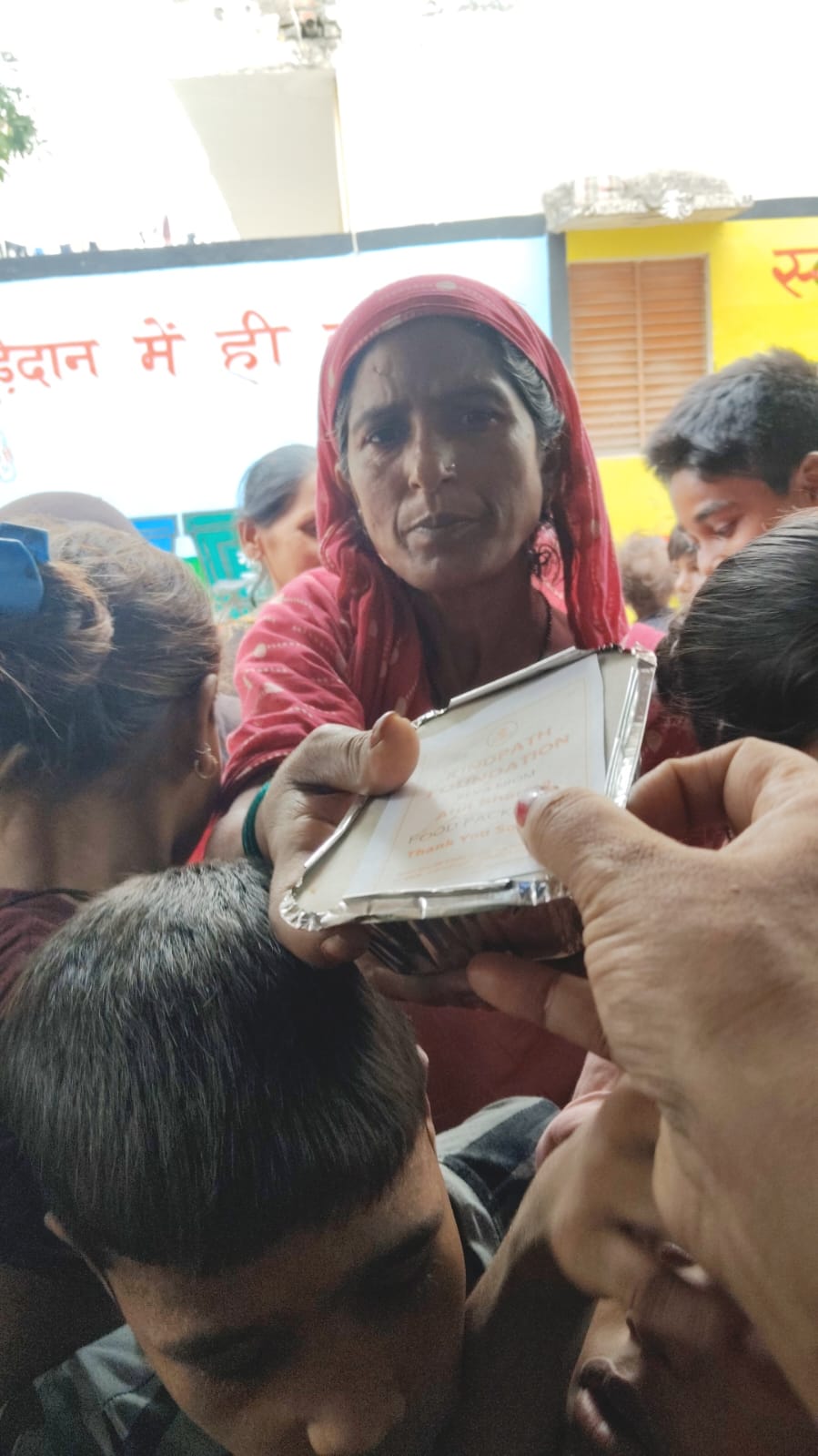 Kindpath food packet seva proof 1