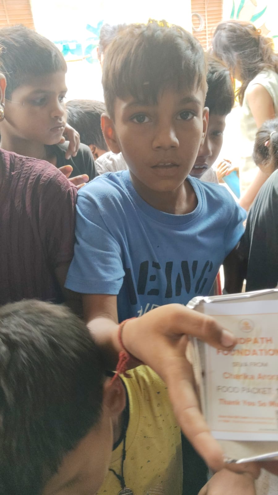 Kindpath food packet seva proof 2